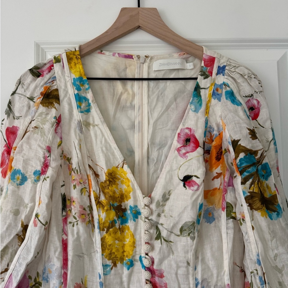 Zimmermann Multicolor Floral Dress - Picture 3 of 4